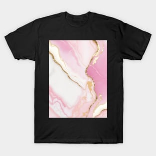 marble pastel pink gradient T-Shirt